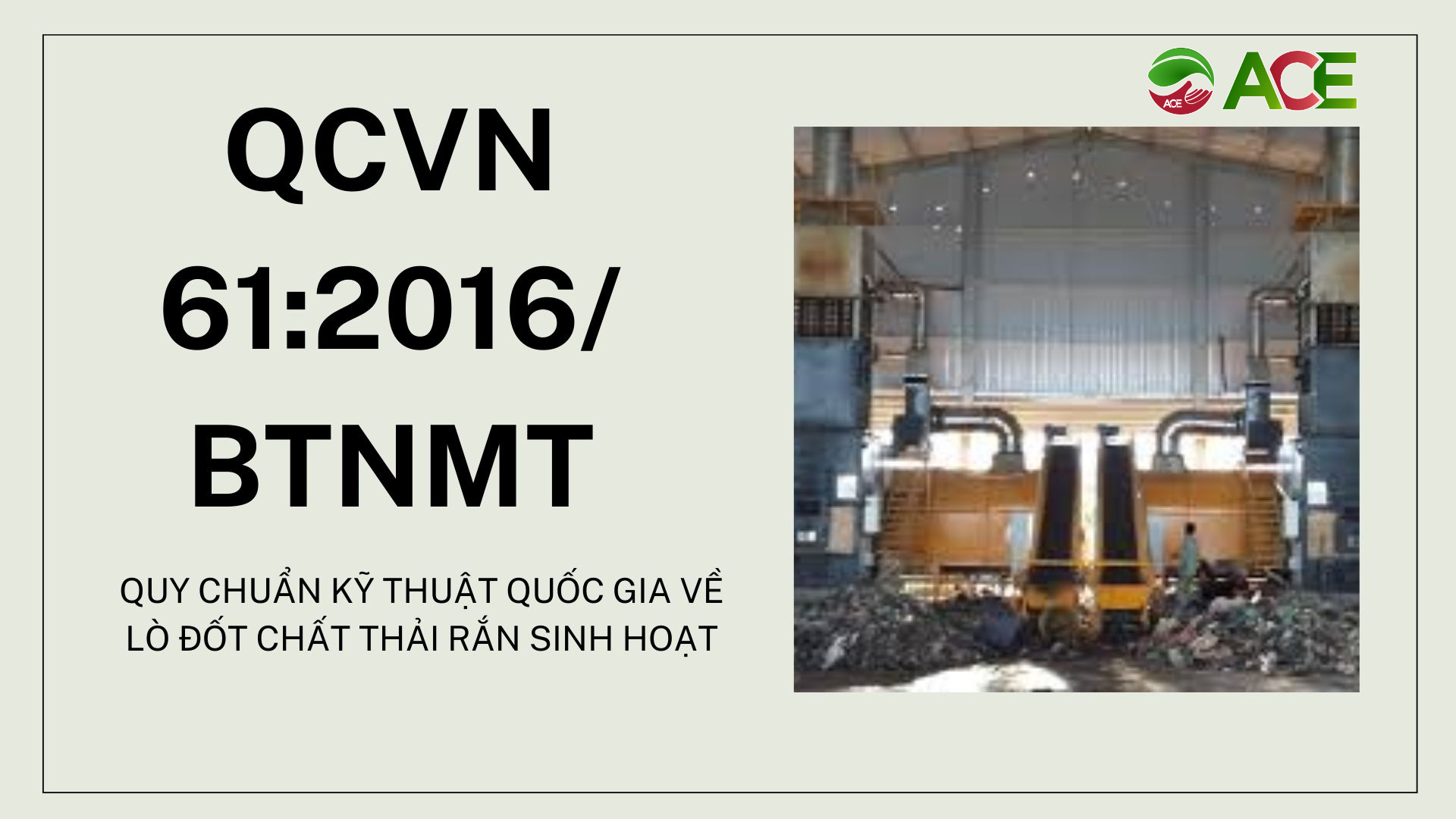QCVN 61:2016/BTNMT